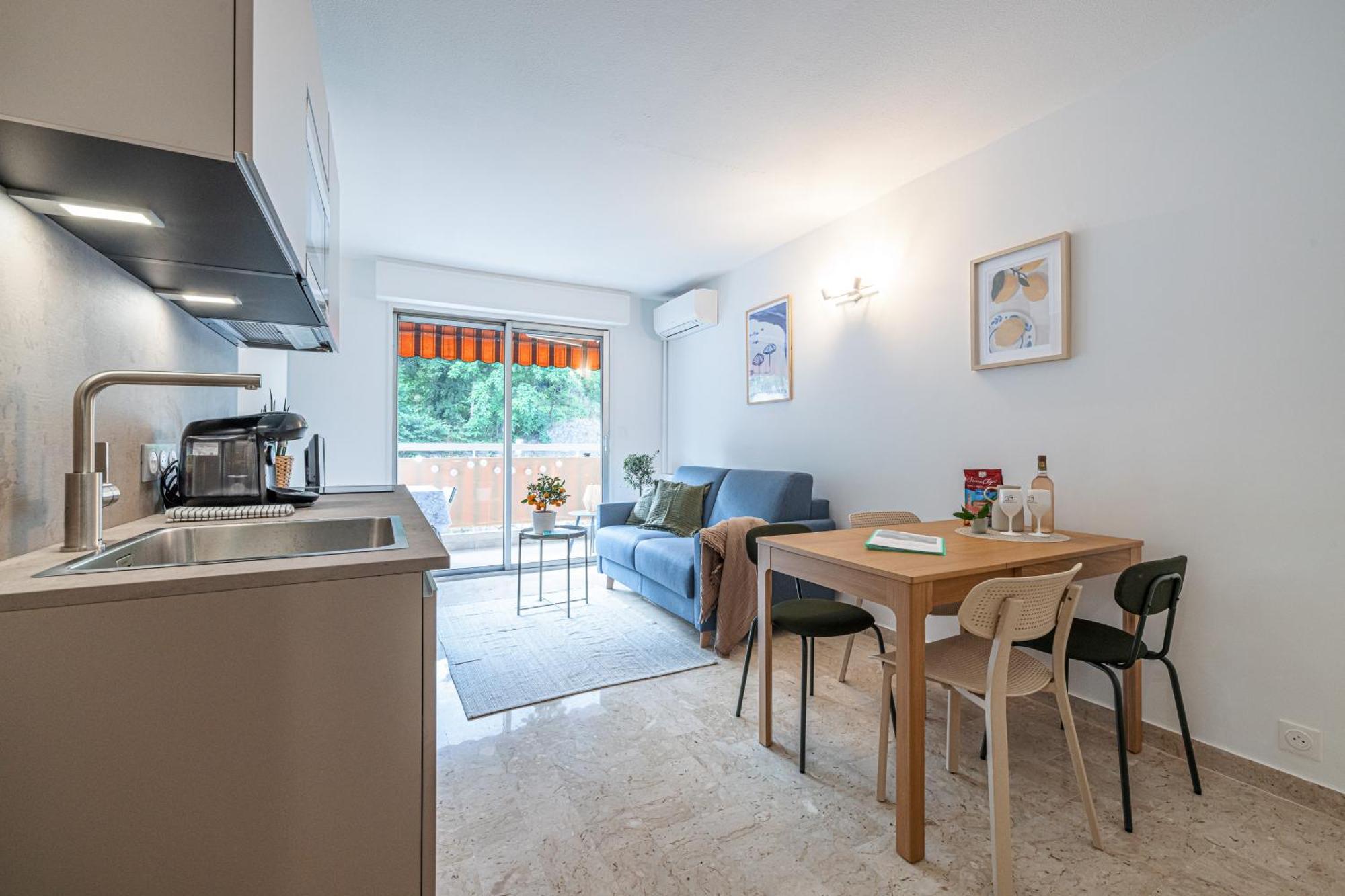 Appartement 2P Renove Avec Terrasse Au Port De Νίκαια Εξωτερικό φωτογραφία
